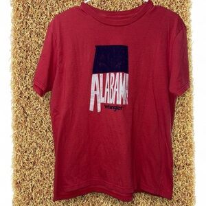 Wrangler Men’s Sz L Crimson Alabama Tee